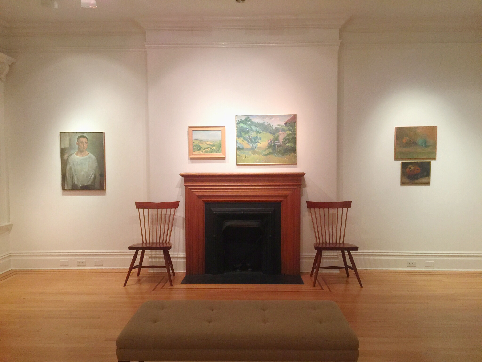 Lennart Anderson, Early and Late Paintings… installed and done.